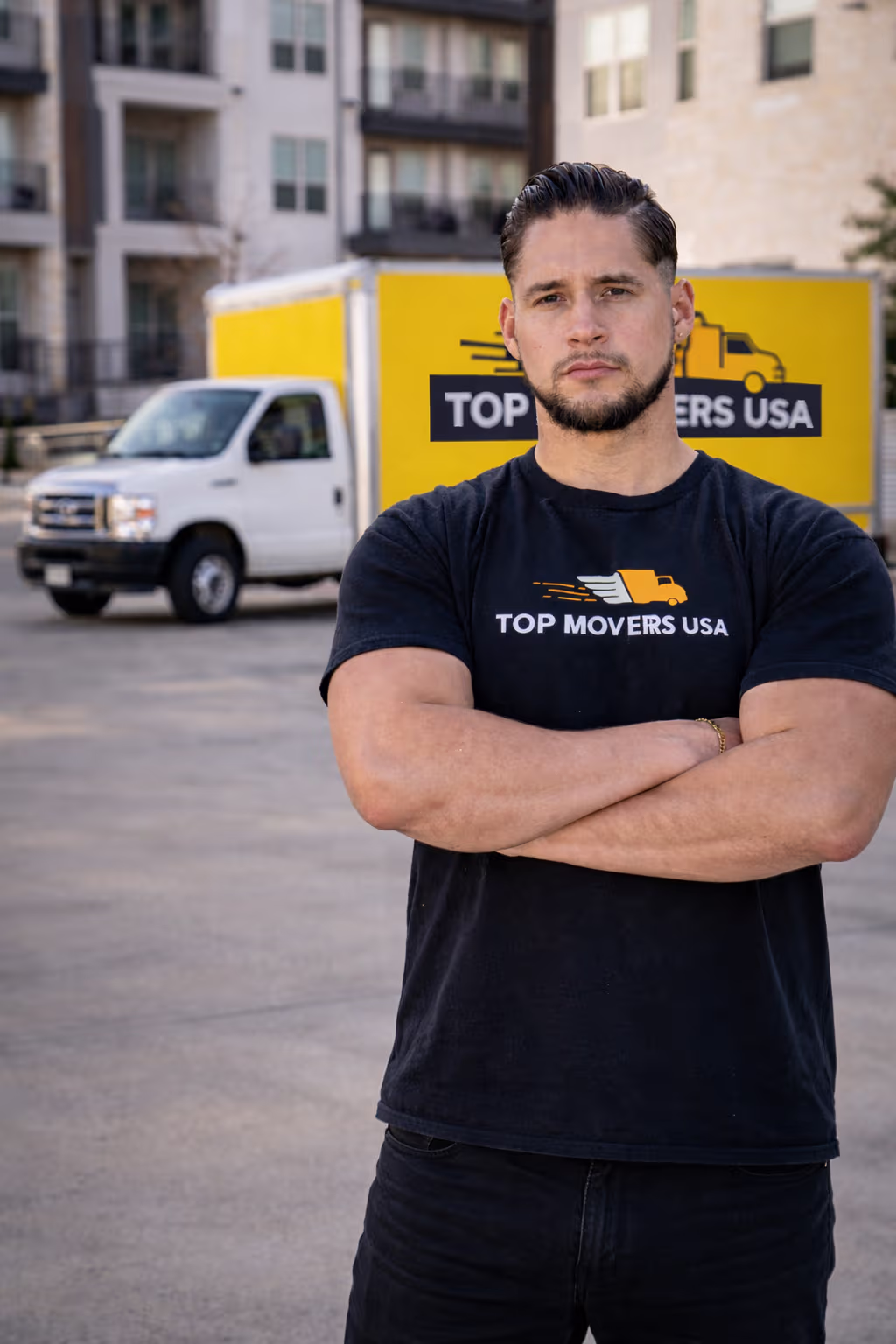 Professional movers loading a truck in Austin Texas